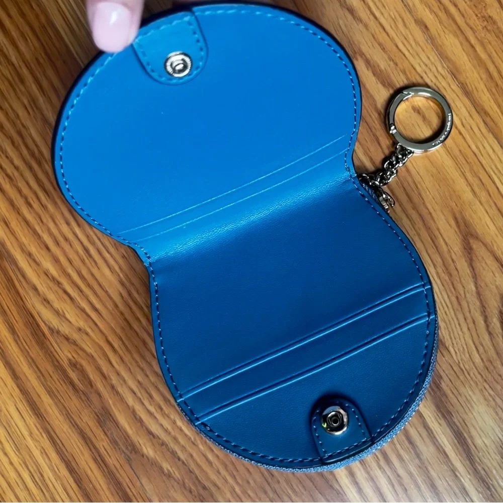 Kate Spade Blue Coin Pouch with Gold Accents - Picture 2 of 7